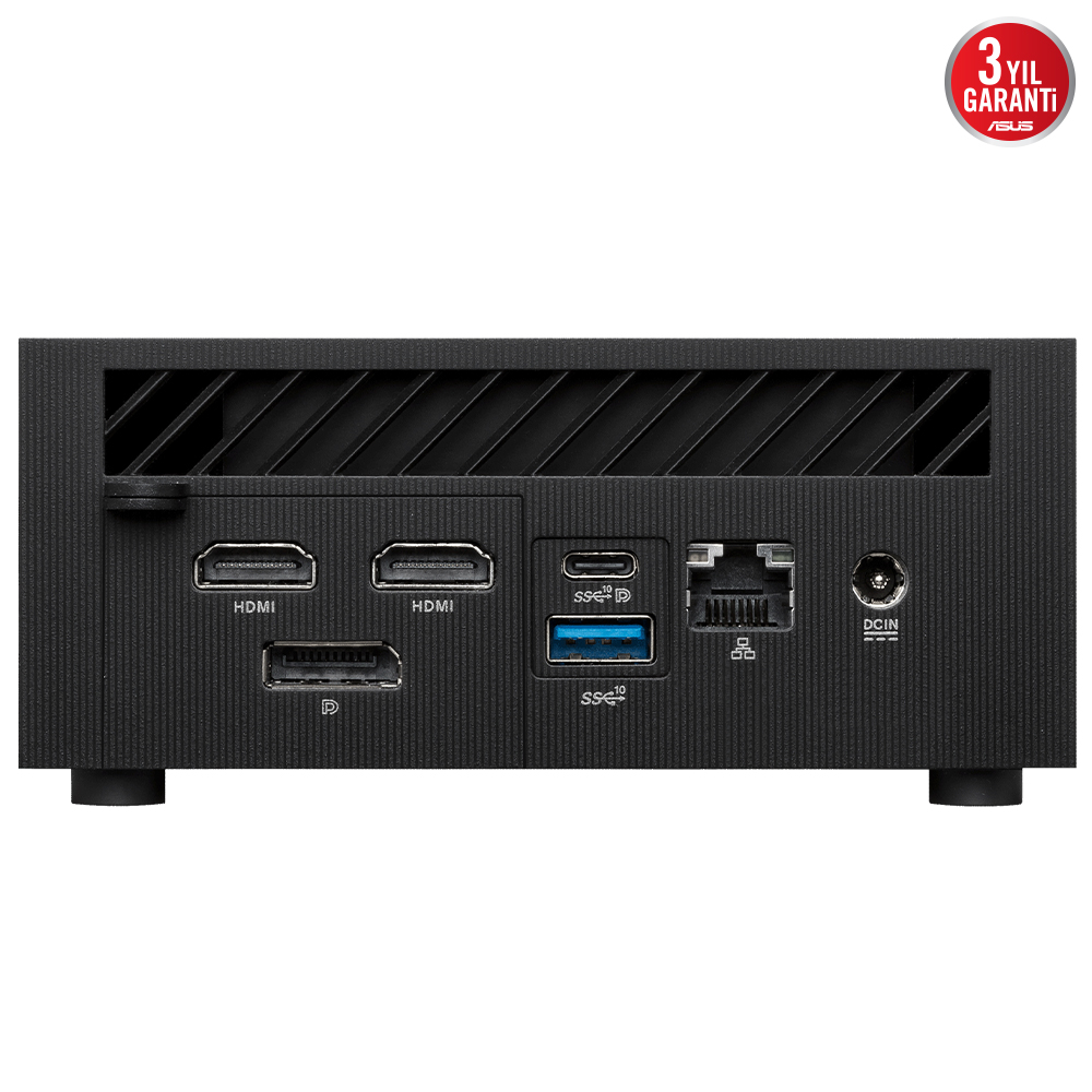 ASUS  MINIPC PN64-S5192MD-i5-12500H-8G-256G M.2 SSD-DOS-(KM YOK)-3YIL-2xHDMI-DP-WiFi 6E-BT-VESA-30722
