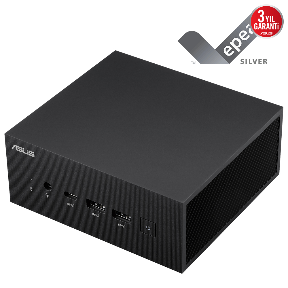 ASUS  MINIPC PN64-S5192MD-i5-12500H-8G-256G M.2 SSD-DOS-(KM YOK)-3YIL-2xHDMI-DP-WiFi 6E-BT-VESA-30725