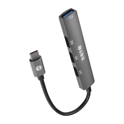 SLINK S-LINK SW-U324 3*USB2.0, 1*USB3.0 TYPE-C METAL USB HUB ÇOKLAYICI 