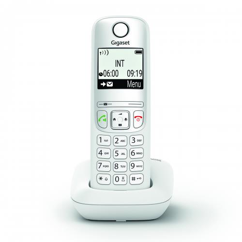 GIGASET  A690, Dect Telefon, Beyaz, 14 Saat Konuşma, 180 Saat Bekleme, 100 Kişilik Rehber-33747