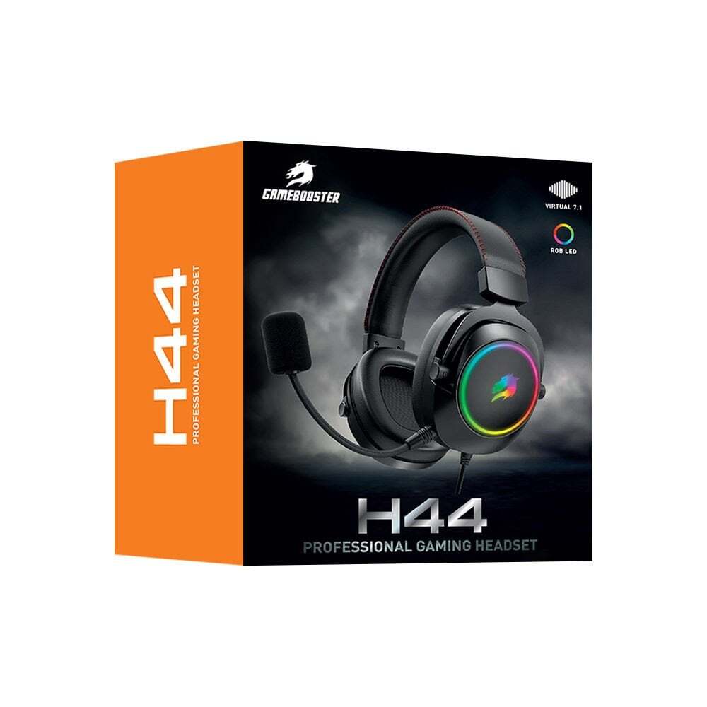 GAMEBOOSTER  H44  RGB USB7.1 Siyah Profesyonel Oyuncu Kulaklığı-62733