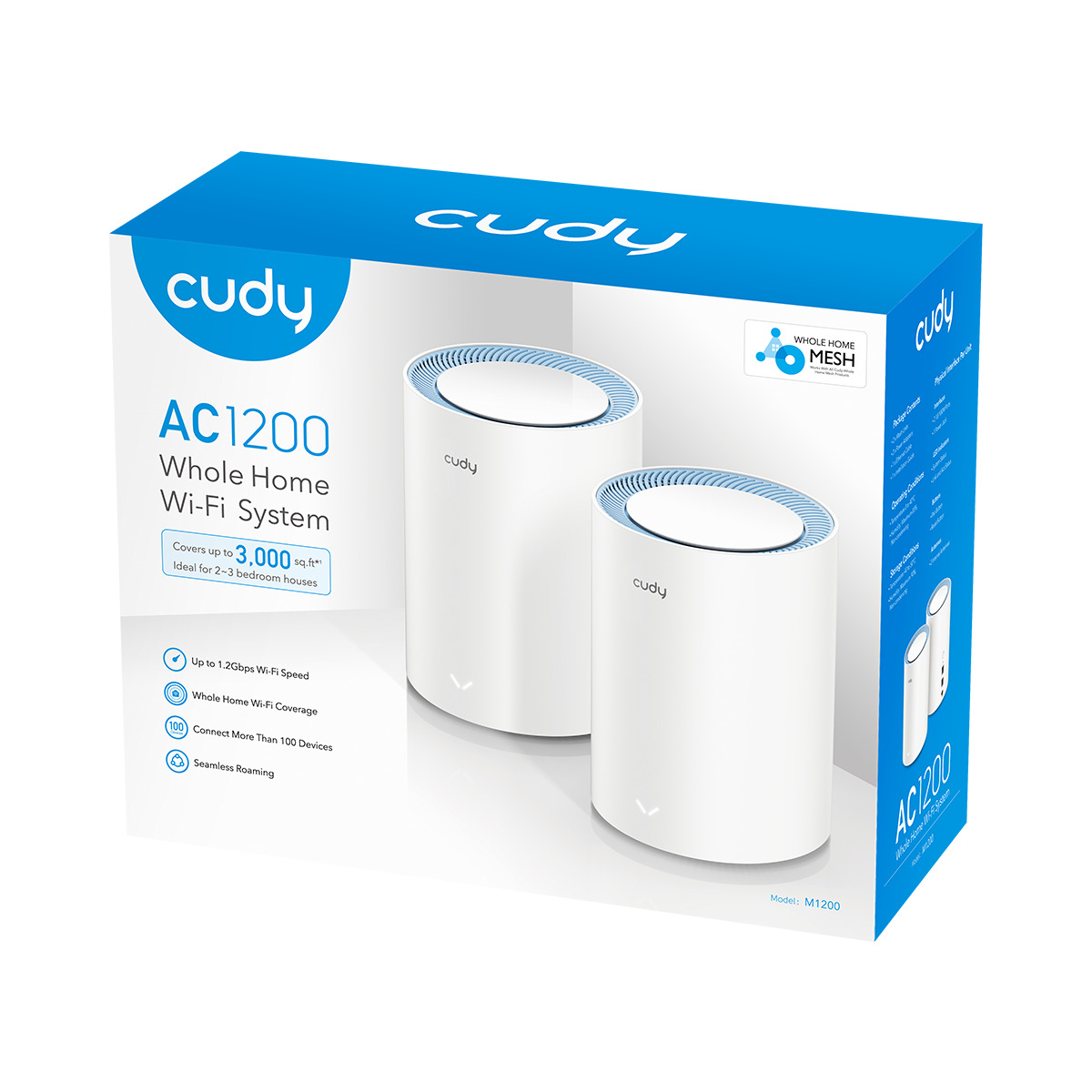 CUDY CUDY AC1200 WiFi x2 Mesh Solution