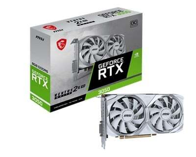 MSI  VGA GEFORCE RTX 3050 VENTUS 2X XS WHITE 8G OC