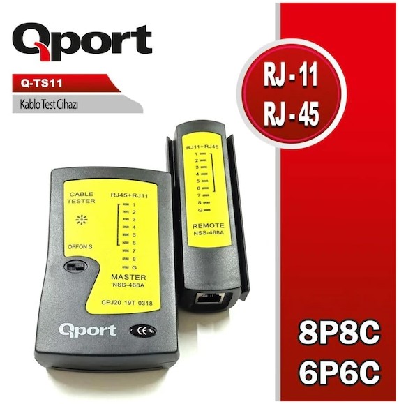 QPORT  (Q-TS11) KABLO TEST CIHAZI