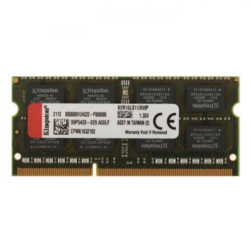 KINGSTON 8GB DDR3 NB 1600 1.35V KVR16LS11/8WP