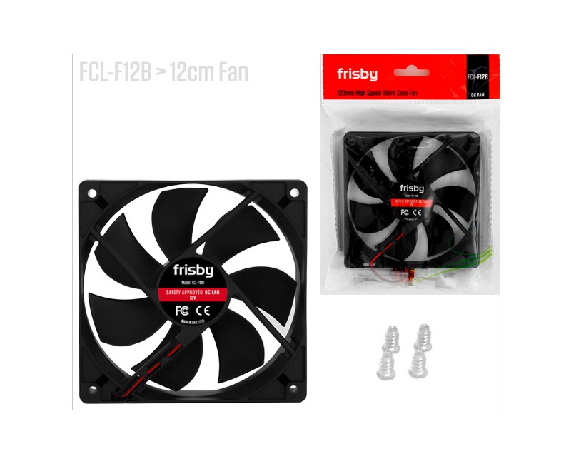 FRISBY Frisby FCL-F12B Kasa Fanı 12cm 4-Pin