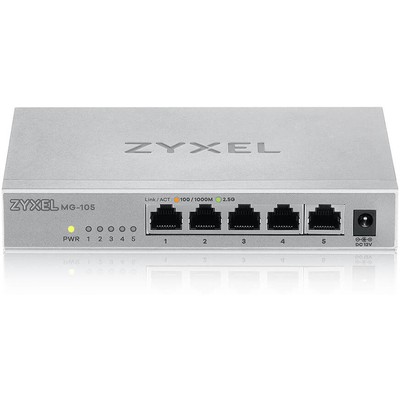 ZYXEL MG-105 5 PORT 10/100/1000 MBPS YÖNETİLEMEZ 2.5GbE UNMAN SWITCH