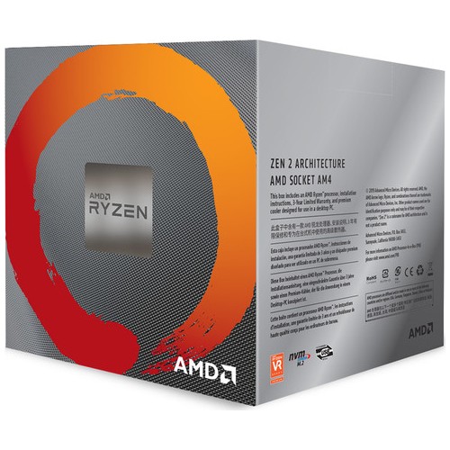 AMD AMD RYZEN 7 3700X 4.4GHz 32MB AM4+ 65W-22187