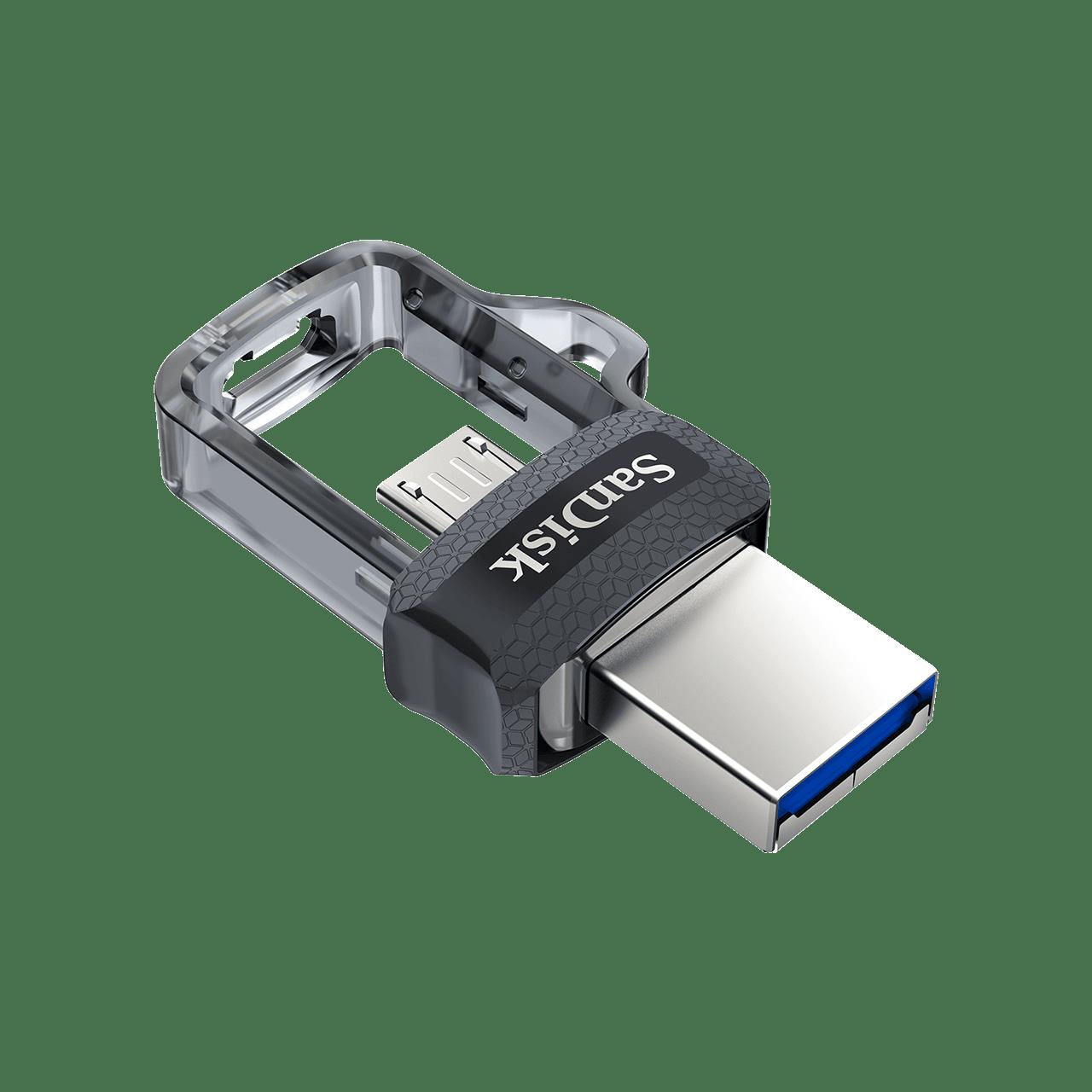 SANDISK 64GB Ultra Android Dual Drive USB 3.0 Siyah USB Bellek-55650