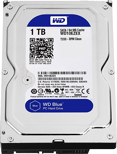 WD 1TB Blue Sata 3.0 7200RPM 64MB 3.5'' Dahili Disk