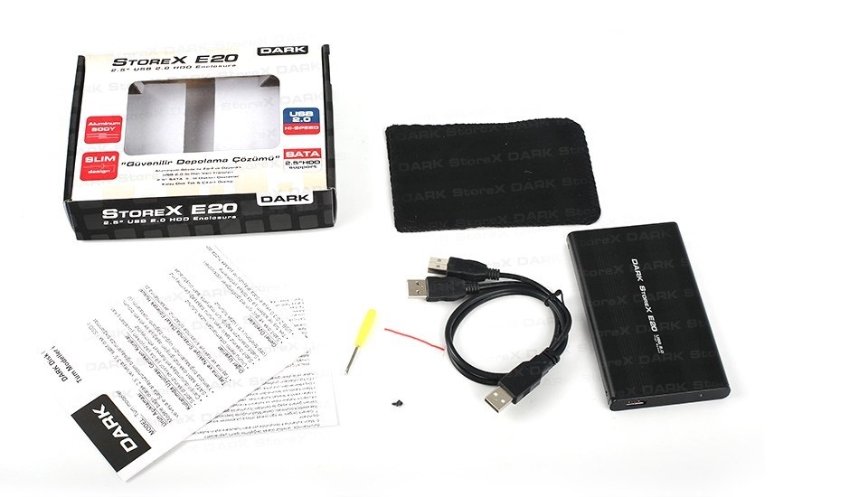 DARK Dark DK-AC-DSE20 Storex 2.5" USB 2.0 SATA Disk Kut