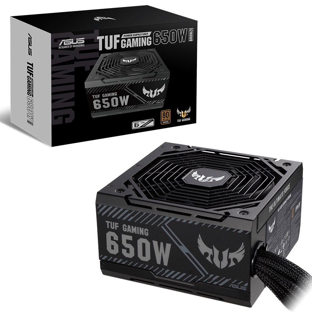 ASUS TUF GAMING 650B 80 PLUS BRONZE 650W GÜÇ KAYNAĞI 6 YIL GARANTİEKRAN 10 YIL GARANTİ