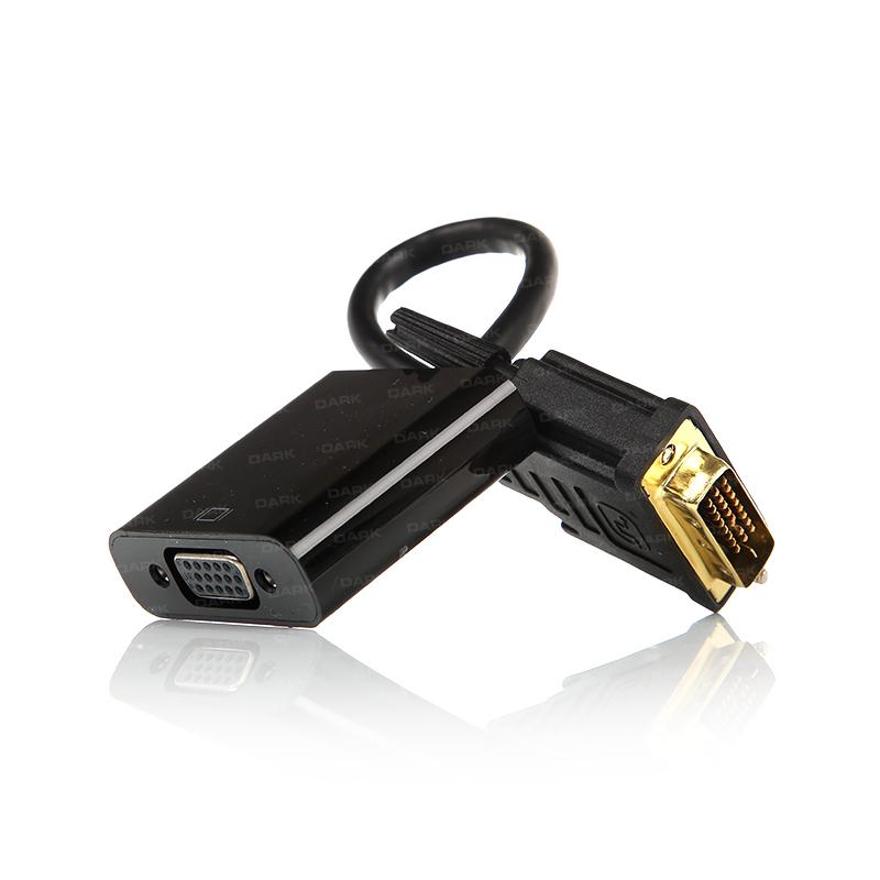 DARK DK-HD-ADVIDXVGA DVI-D-VGA AKTIF DONUSTURUCU KABLO (DVI-D ERKEK-VGA DISI)