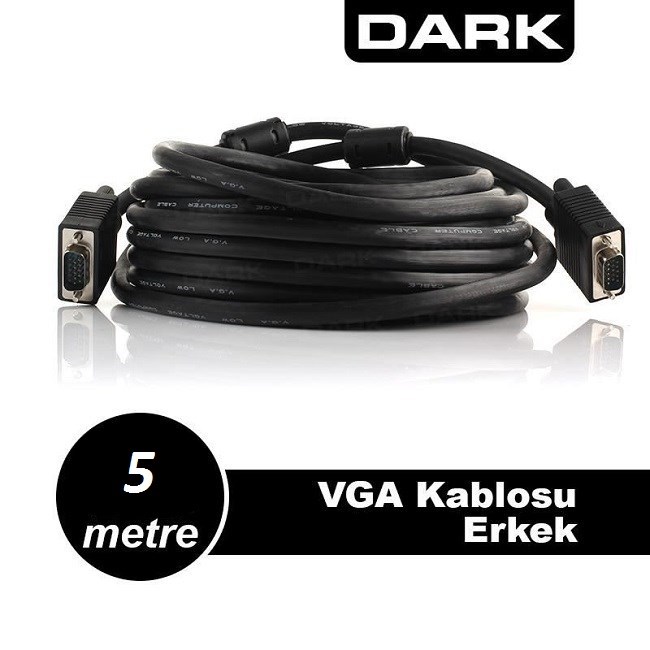 DARK  VGAL500 5 Metre Projeksiyon Data Kablosu
