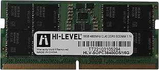 HI-LEVEL 16 GB DDR5 4800MHz HI-LEVEL CL40 SODIMM (HLV-SOPC38400D5/16G)
