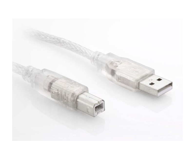 S-LINK S-link SL-U2005 Usb2.0 5m Şeffaf Yazıcı Kablo-37208