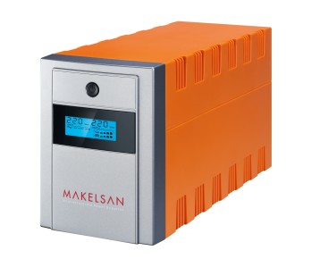 MAKELSAN MU01500L11PL005 LION+PLUS 1500 VA (LCD EKRAN/USB)/(5-10dk) 2x12V/9AH L.Interactive