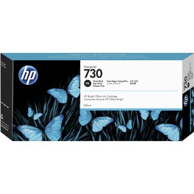 HP P2V73A (730) FOTOĞRAF SİYAHI 300ml GENIS FORMAT MUREKKEP KARTUSU