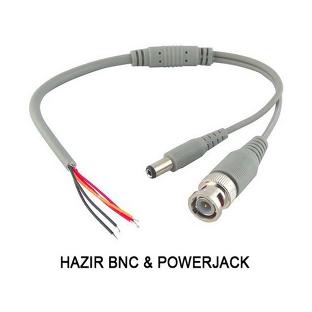 EZCOOL  BNC + POWER JACK TEK KABLO 10 LU PAKET