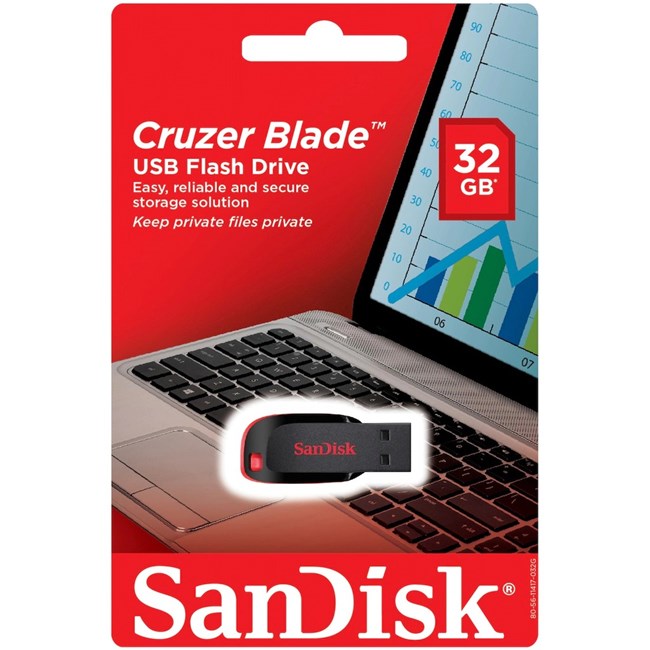 SANDISK Sandisk 32GB Cruzer Blade Usb2.0 SDCZ50-032G-B35-37340