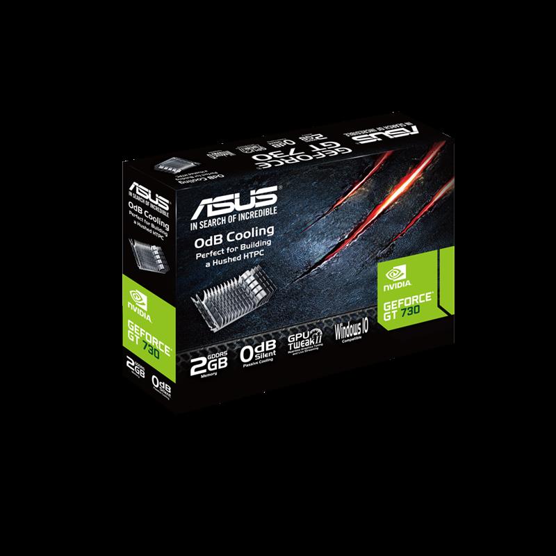 ASUS GT730 2GB 64b GDDR5 HDMI-DVI-VGA Nvidia Ekran Kartı GT730-SL-2GD5-BRK-21914