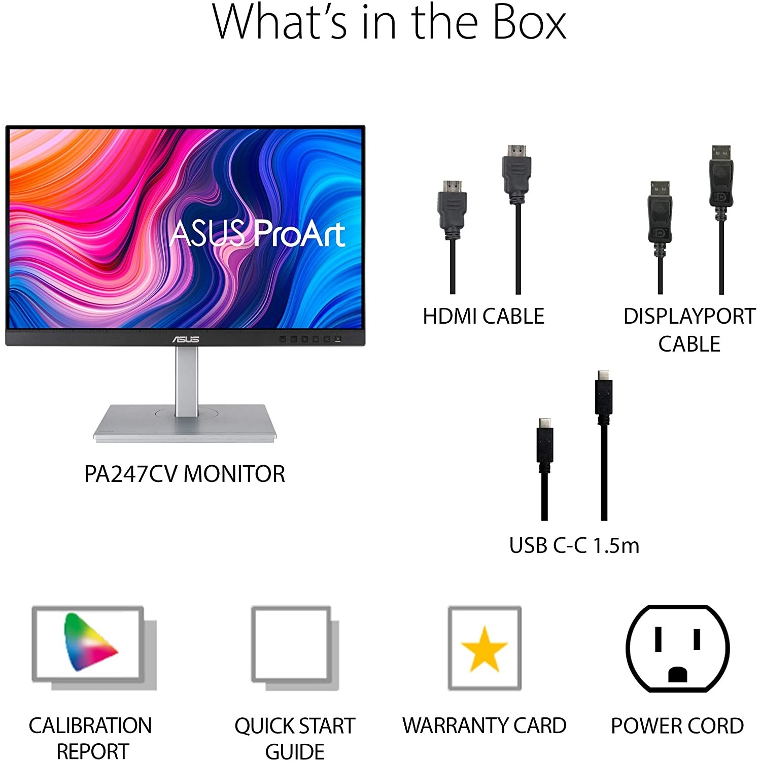 ASUS 23.8 PA247CV FHD IPS 5MS 75HZ HDMI DP USB-C-22844