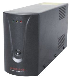 MAKELSAN MU00650L11EA005 650VA,Line-İnteractive,1 Adet 12V 7AH Akü,5/12 Dk,UPS,Siyah,LION Modeli