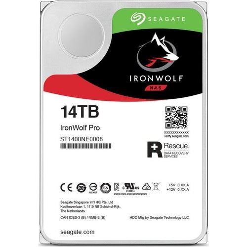 SEAGATE 14TB Sata 7200RPM 256MB Ironwolf Pro New Dahili Disk ST14000NT001